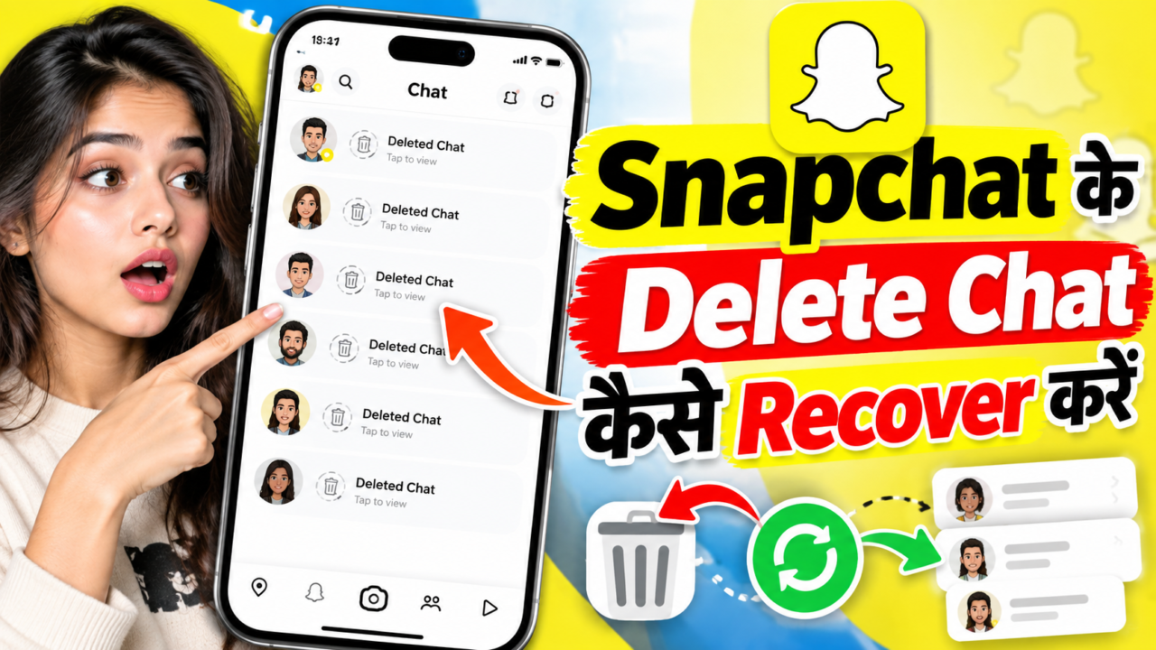 Snapchat ki delete chat kaise recover kare | How to recover deleted Snapchat Chat 5 Recover Deleted Snapchat Chats